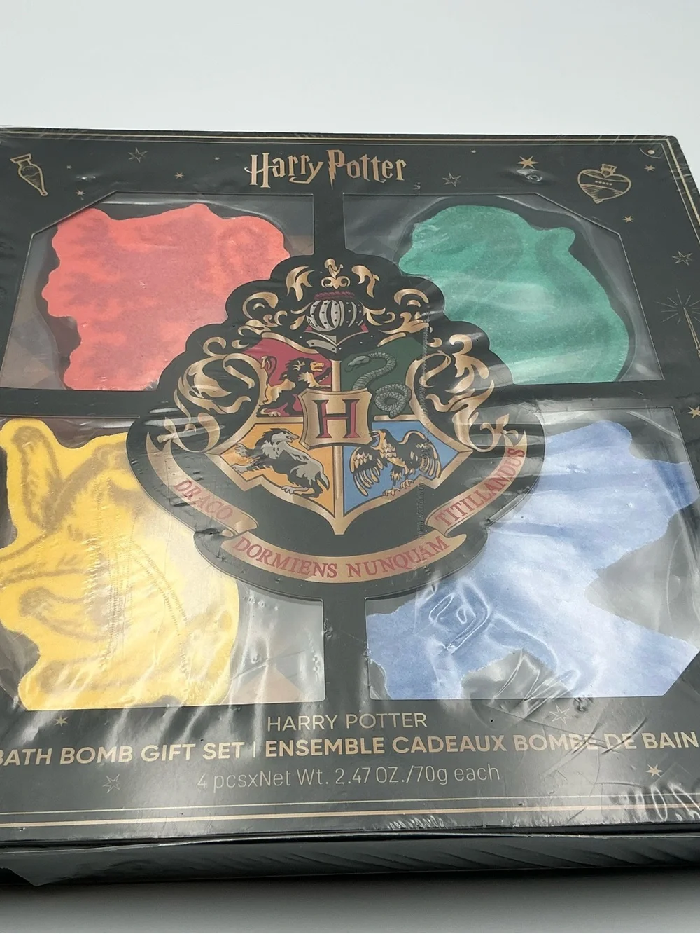 Harry Potter Themed Bath Bomb Party Favor Set – Red, Green, Yellow, Blue